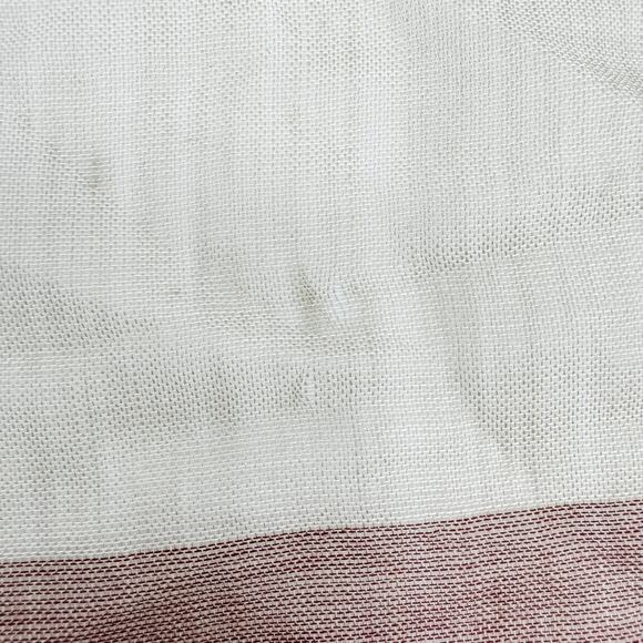 Burberry Scarf Authentic Red Brown Gauze Lightweight Plaid Nova‎ Check Oversized - Picture 5 of 13